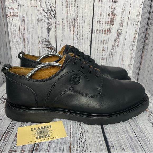 Timberland Shoes Timberland Mens Stormbuck Black Leather Waterproof